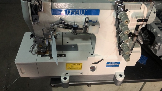 QS-500D-01 energy saving flat bed direct drive high speed interlock industrial sewing machine