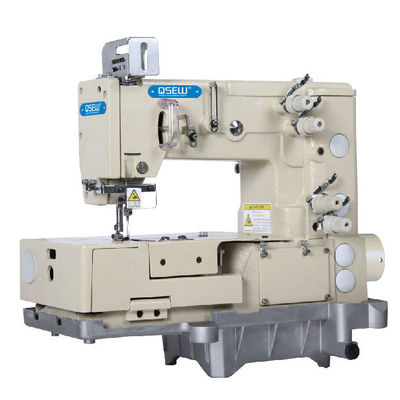 Machine à coudre industrielle picotting à plat de machine à coudre de point de chaîne d'aiguille de QS-1302-4W 1 ou 2 double