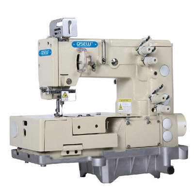 Machine à coudre industrielle picotting à plat de machine à coudre de point de chaîne d'aiguille de QS-1302-4W 1 ou 2 double